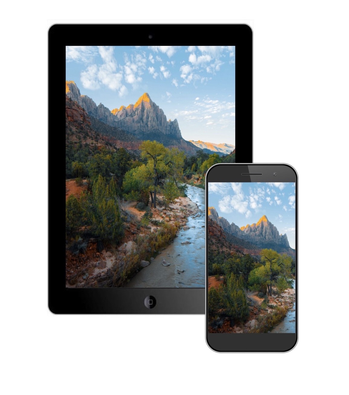 Our websites fit on many sizes